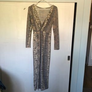 Long sleeve floral dress